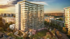 High-rise Vancouver presale condo with resort-style amenities.