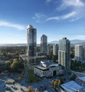 Luxury Vancouver condo with concierge services.